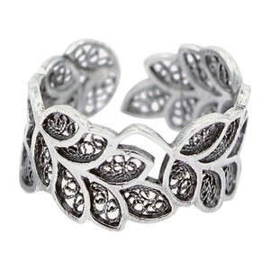Casa Padrino Ring Bl�tter aus Sterlingsilber