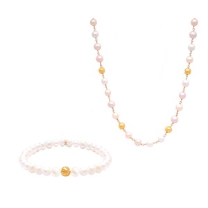 Casa Padrino Set Contas de Viana aus 19,2Kt Gold mit Perlen