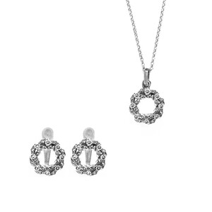 Casa Padrino Set Krone Markasit aus Sterlingsilber