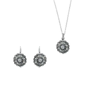 Casa Padrino Set Pinienzapfen Markasit aus Sterlingsilber