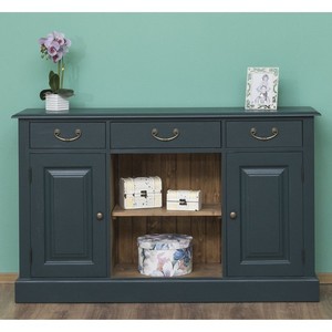 Casa Padrino Jugendstil Sideboard mit Regalf�chern - Dielen Schrank Kommode Landhaus Stil 