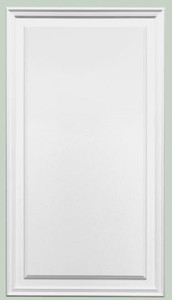 Casa Padrino Wandpaneel Wei� 55 x 1,7 x H. 90,5 cm - Rechteckiges Paneel - Deko Accessoires