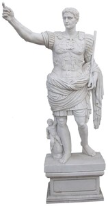 Casa Padrino Antik Stil Marmor Skulptur R�mer Grau H. 220 cm