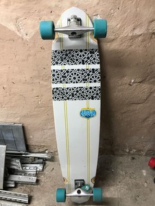 Flying Wheels Longboard Aladin Komplettboard 45.0 x 10.0 inch - 1B Ware mit Lagerspuren