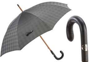 Klassische Regenschirm f�r Mann - Handmade in Italy