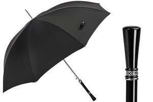 Luxus Eleganter Regenschirm f�r den Mann - Automatische �ffnung - 100% Polyester - Luxus-Griff - Handmade in Italy