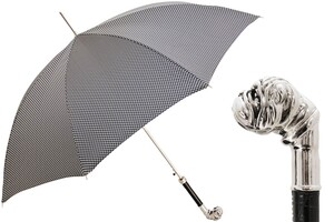 Luxus Regenschirm Herren Bulldog Fashion - Handmade in Italy