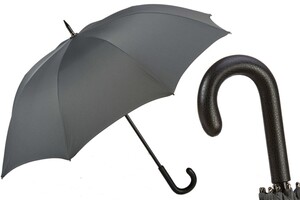 Luxus Regenschirm Herren Mini Chevron - Handmade in Italy