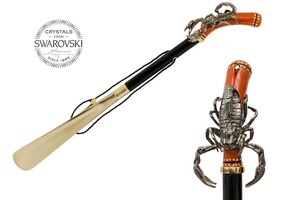 Luxus-Schuhanzieher mit Skorpion - Handmade in Italy