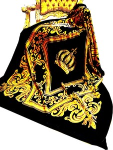 Luxus Wohndecke Pomp��s by Casa Padrino Barock Krone Schwarz / Gold von Harald Gl��ckler mit Glitzersteinen