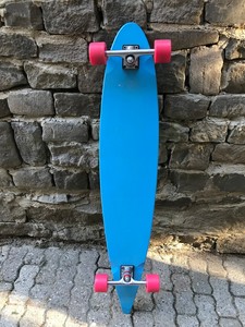 Moose Longboard Komplettboard Skateboard Pintail Light Blue / Black - 1B Ware mit Kratzern