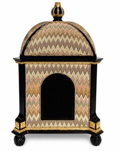 Pomp��s by Casa Padrino Barock Katzenhaus Braun / Schwarz / Gold - designed by Harald Gl��ckler