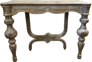 Pomp��s by Casa Padrino Luxus Landhausstil Konsole Provence Antik Grau 100 cm - Designed by Harald Gl��ckler