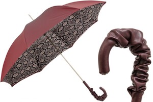 Python-Regenschirm f�r Damen - Handmade in Italy