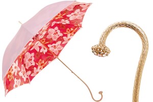 Regenschirm Damen Orchidea Rosa - Handmade in Italy