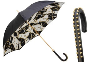 Regenschirm Damen mit Steigb�gelmotiven - Handmade in Italy