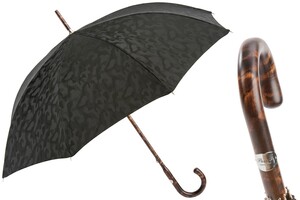 Regenschirm Herren Milit�rische Tarnfarben Schwartz - Handmade in Italy