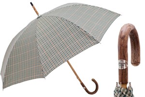 Regenschirm Herren Mini-Tartan - Handmade in Italy