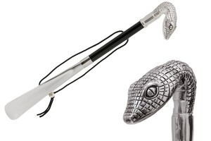Schuhanzieher Schuhl�ffel mit Schlange - Handmade in Italy