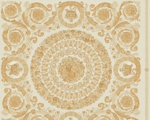 Versace Designer Barock Vliestapete IV 37055-2 - Wei� / Gold - Design Tapete - Hochwertige Qualit�t