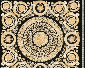 Versace Designer Barock Vliestapete IV 37055-3 - Schwarz / Gold - Design Tapete - Hochwertige Qualit�t