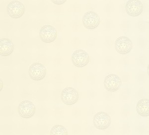 Versace Designer Barock Vliestapete Vanitas 348621 Wei� - Design Tapete - Luxus Deko Accessoires