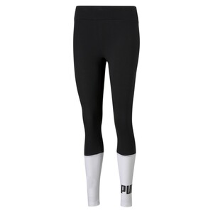 PUMA Damen ESS+ Colourblock Leggings Essentials Sporthose Trainingshose