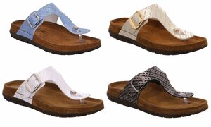Rohde Rodigo-D Damen Pantolette Sandale Sandalette Zehentrenner Komfortfu�bett
