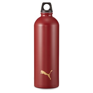 PUMA TR STAINLESS STEEL BOTTLE Metall Wasserflache Wandern Trekking Rot