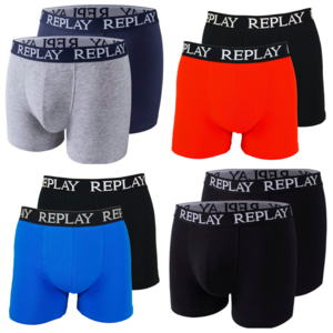 REPLAY 2er Pack Basic Boxershorts Herren I101005-V001