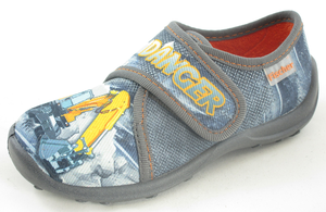 FISCHER Unisex Kinder Hauschuhe Pantoffel Kindergartenschuhe