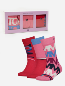 Tommy Hilfiger Unisex Children Socken Geschenkbox 3 Paar Gift Box 494006001