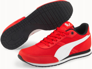 Puma Unisex ST Runner v2 ESS Essential Sneaker Low Turnschuhe Sportschuhe Rot