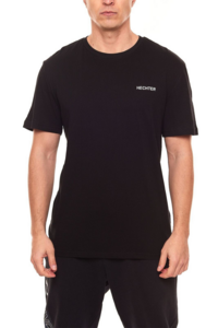 DANIEL HECHTER STUDIO Herren T-Shirt Rundhals-Shirt Doppelpack Schwarz Wei