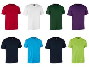 ID Identity GAME T-Shirt Herren Rundhals Baumwolle Basic Shirt viele Farben