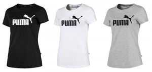 PUMA Damen Woman Essentials ESS Logo Shirt Tee / T-Shirt Kurzarm 