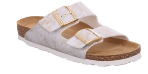 Rohde Alba 5624 17 Damen Hausschuhe Sandale Pantolette Leinen