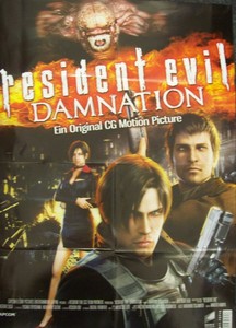 Resident Evil: Damnation Filmposter, Filmplakat Gre DIN A1, 594 x 841 mm