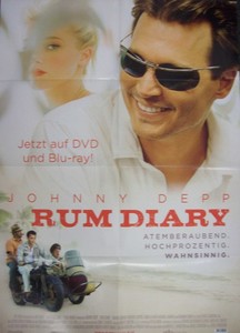 Rum Diary Filmposter, Filmplakat Gre DIN A1, 594 x 841 mm