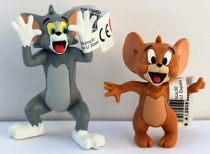 Comansi Sammel- und Spielfiguren Tom und Jerry lachend