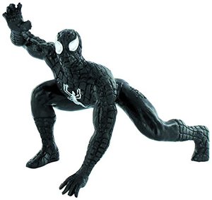 Comansi - Spiderman schwarz knieend, Sammelfigur