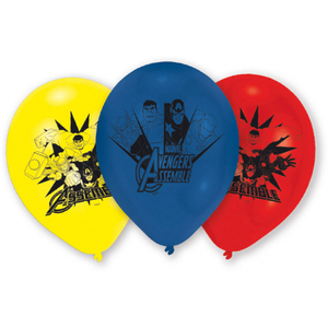 Marvel Avengers - 6 Latexballons 22,8 cm
