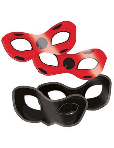 Miraculous / Ladybug -Augenmasken 8 Stück
