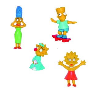 The Simpsons - Figuren Set 4er Marge Bart Lisa Maggi 6-9cm