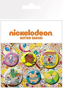 GB Eye Nickelodeon Characters Badge Pack Buttons Anstecknadeln