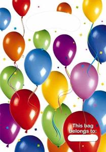 Balloons Fiesta - Party Bags aus Kunststoff T�ten (6 St�ck)