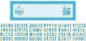 Welcome Little One-Boy - Banner (personalisierbar)