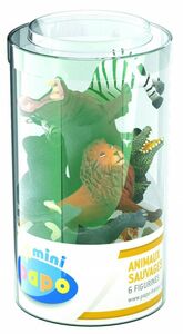 Mini Plus Wildtiere Set 1 - 6-teiliges Spielfiguren-Set