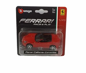 Bburago 18-36001 - Ferrari Race & Play: Modellauto Ferrari California (Convertible), 1:43