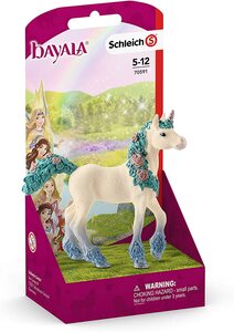 Schleich Bayala 70591 - Spielfigur, Bl�teneinhorn Fohlen